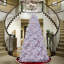 North Valley White 9' White Spruce Artificial Christmas Tree with 750 Clear/White Lights with Stand-1572031247