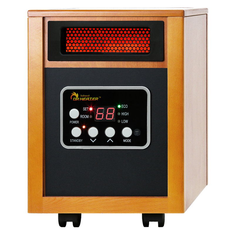 DR. Chaufferette portative INFRARED HEATER DR968, originale, 1500 watts, cerise