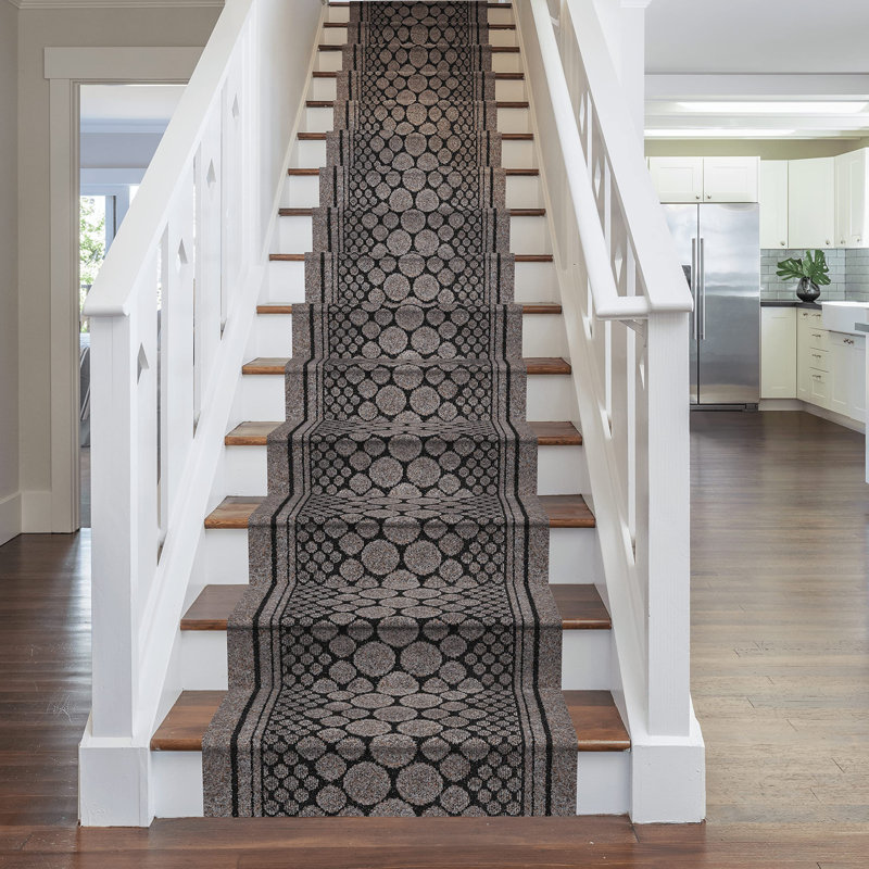 Abel Machine Woven Grey Indoor Rug, Runner 66 x 450cm