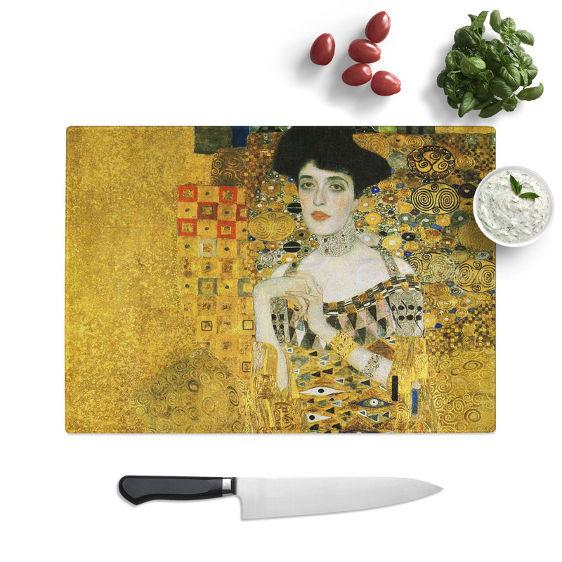 Adele Bloch-Bauer by Gustav Klimt Chopping Board, 0.4cm H x 20cm W x 29cm L