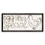 «Egg-Stra Special Funny Farm Pun Minimal Line Chicken» par Stephanie Dicks, impression sur toile non encadrée-61967175-62030874