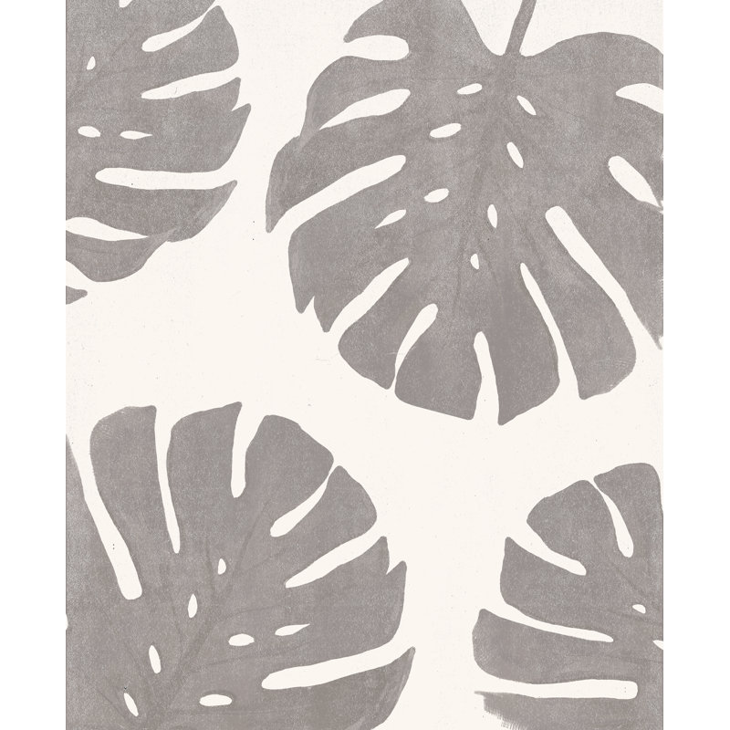 Grande taupe-feuilles-reproduction d’art sur toile tendue, H 30 po x l 20 po