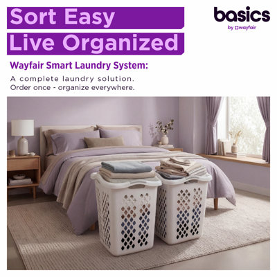 Wayfair Basics Hamper 2 Bu