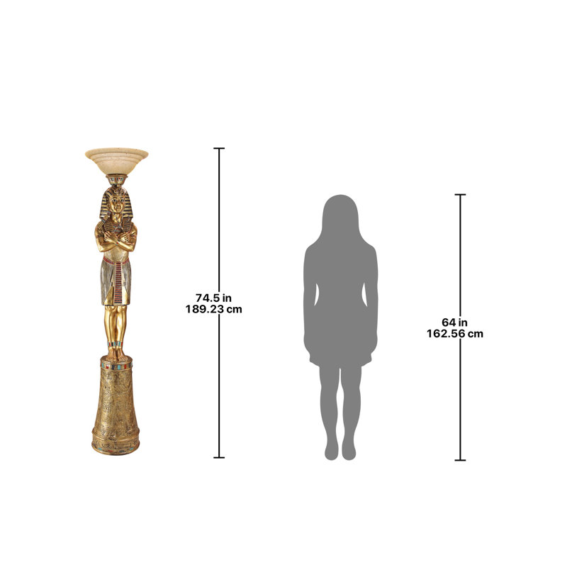 King Tut Torchiere Floor Lamp