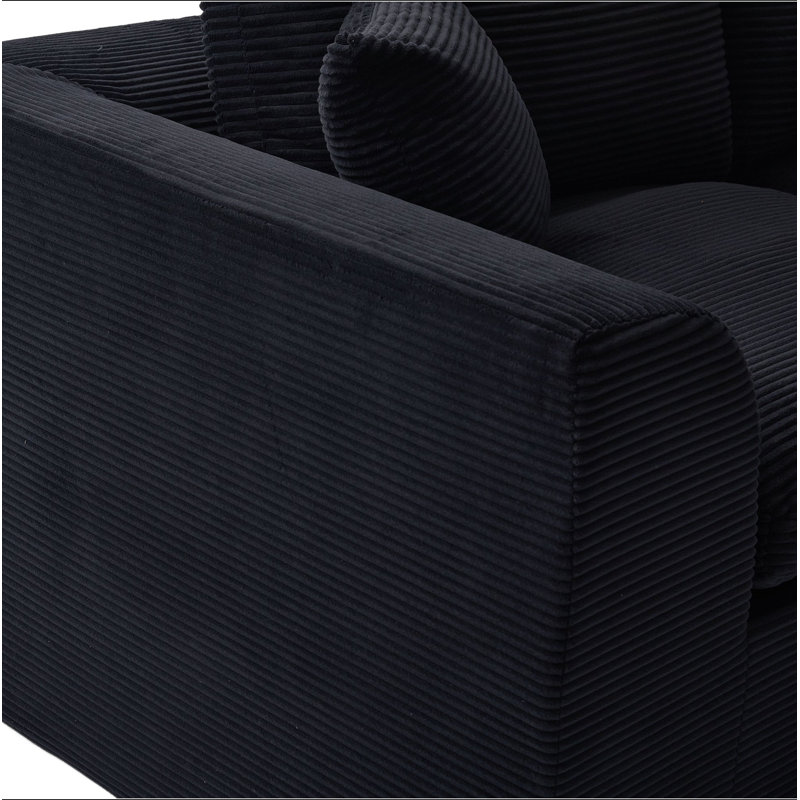 Canapé modulaire modulaire Cloud, canapé Comfy Cloud Modern, 2 places avec housses de coussin, meubles amovibles pour salon, chambre à coucher, appartements, dortoirs, sans assemblage requis