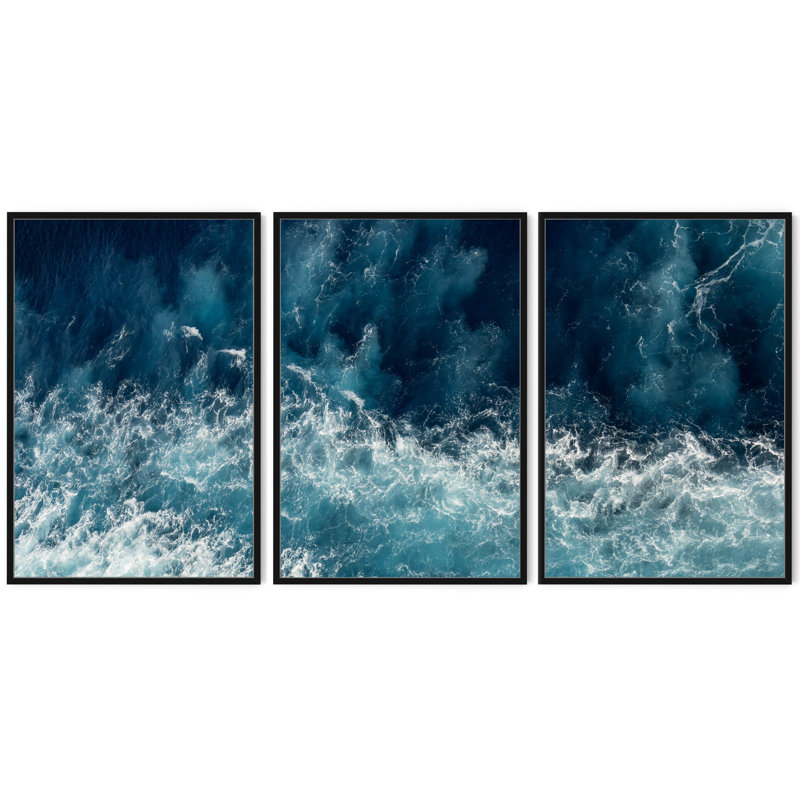 Water Element Set, Black, 24" H x 36" W