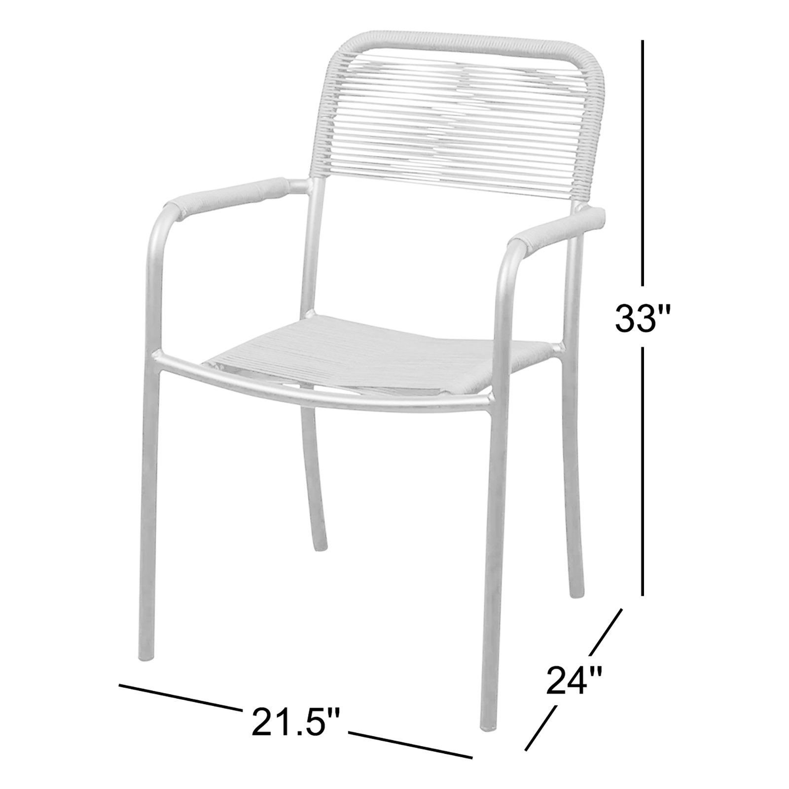 Brighton Stackable Patio Dining Chair