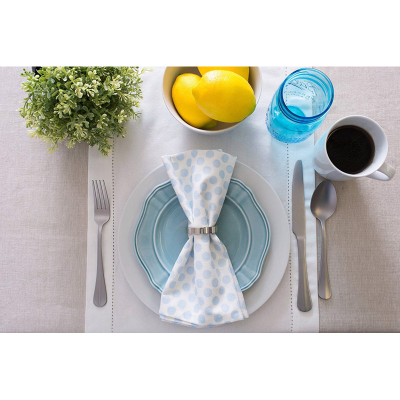 Serviette en coton 20" stripe Rentchler