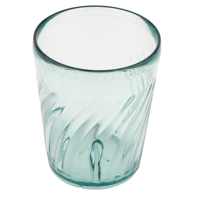 GET Gobelets en plastique incassables sans BPA Tahiti, 9 onces, transparent (ensemble de 12), Verre à vin, Vert