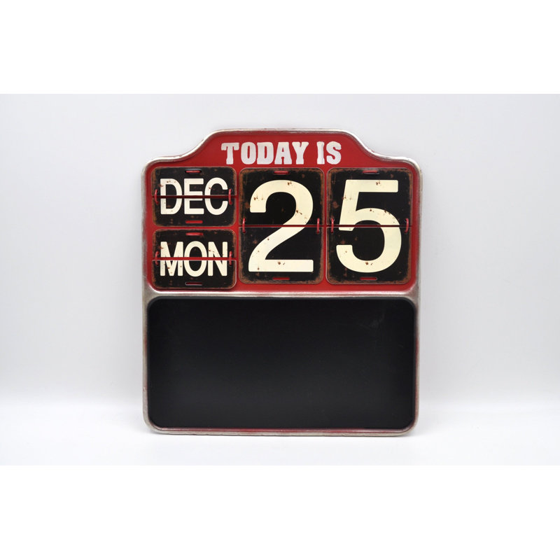 Porcelain Chalkboard, Red