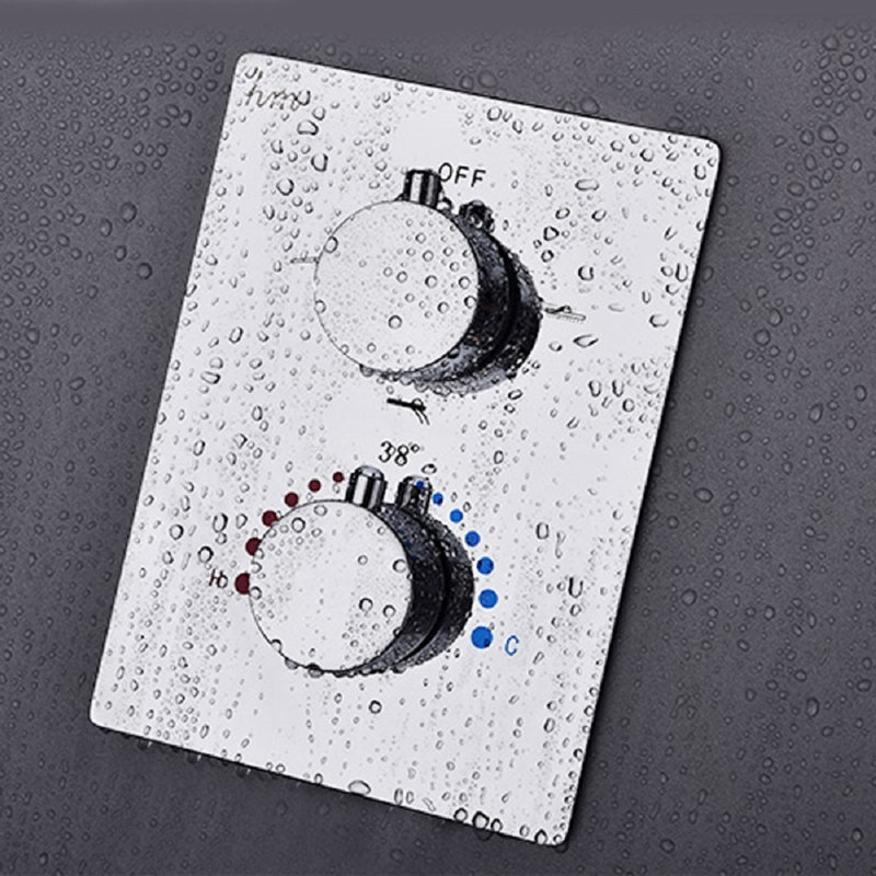 Ensemble de douche à pluie en nickel brossé 20 pouces Sierra