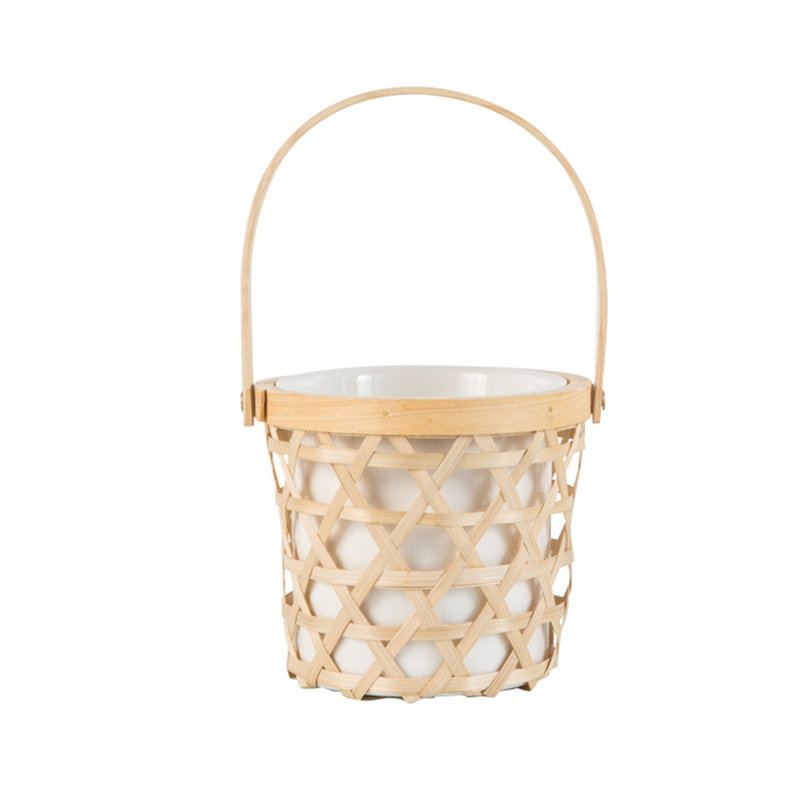 Adana Ceramic Pot Planter, 25cm H x 14cm W x 14cm D