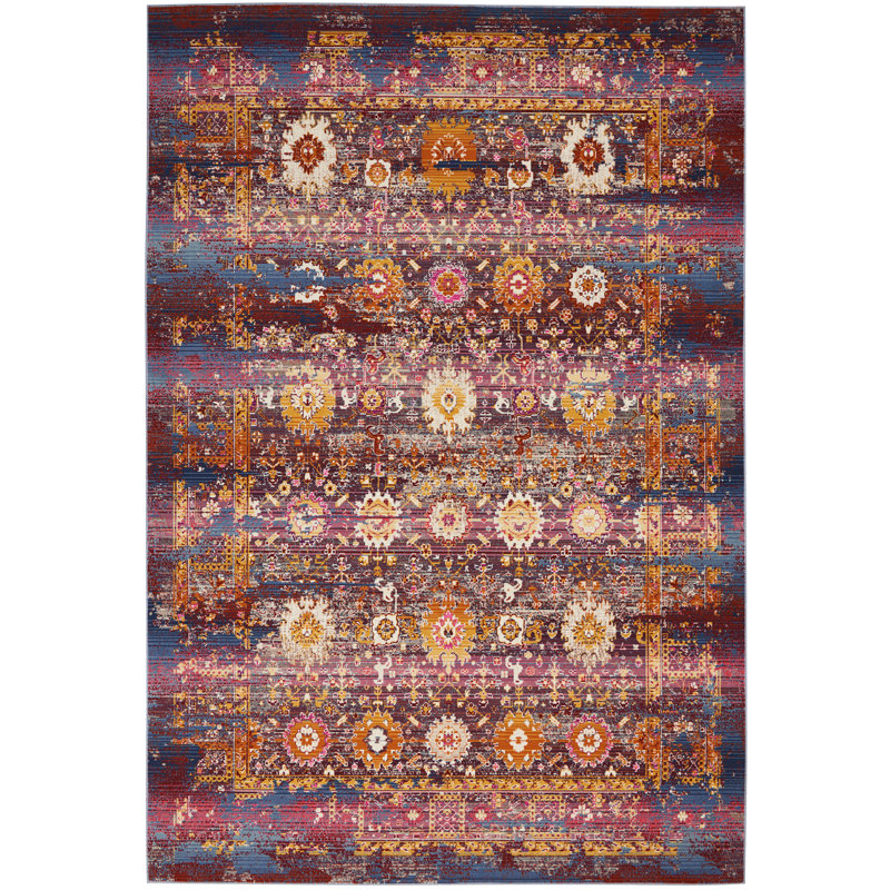 Holsworthy Oriental Area Rug, Rectangle 1.21 x 1.73cm