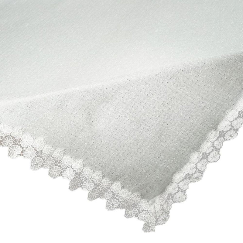 Sophie Tablecloth 80X80 Cm Silver