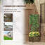 Lit de jardin surélevé en bois avec treillis Outsunny