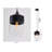 Stetson Modern 1 Light Black Pendant