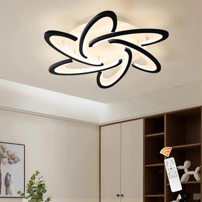 Modern 6 - Light 25.2" Acrylic LED Flush Mount
