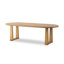 AYLA Oval Solid Oak Dining Table