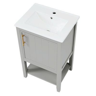 Meuble-lavabo simple avec plateau Sundai 20