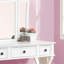 Ensemble de meuble-lavabo avec tabouret pliable unique-129413794