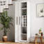 Armoire de cuisine extensible extensible à 5 niveaux, armoire, tablette en verre
