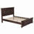 Alphonso Pinewood Panel Bed with Tall Headboard