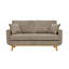 Causeuse en tissu avec accoudoirs et coussins décoratifs Corduroy-133247304