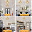 Plafonnier semi-encastré, plafonnier incliné, plafonnier en verre ambré, plafonnier rétro, plafonnier de cuisine, luminaire suspendu pour vestibule dans le vestibule
