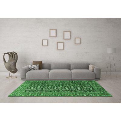 Tapis lavables à la machine Traditional - vert émeraude 4011