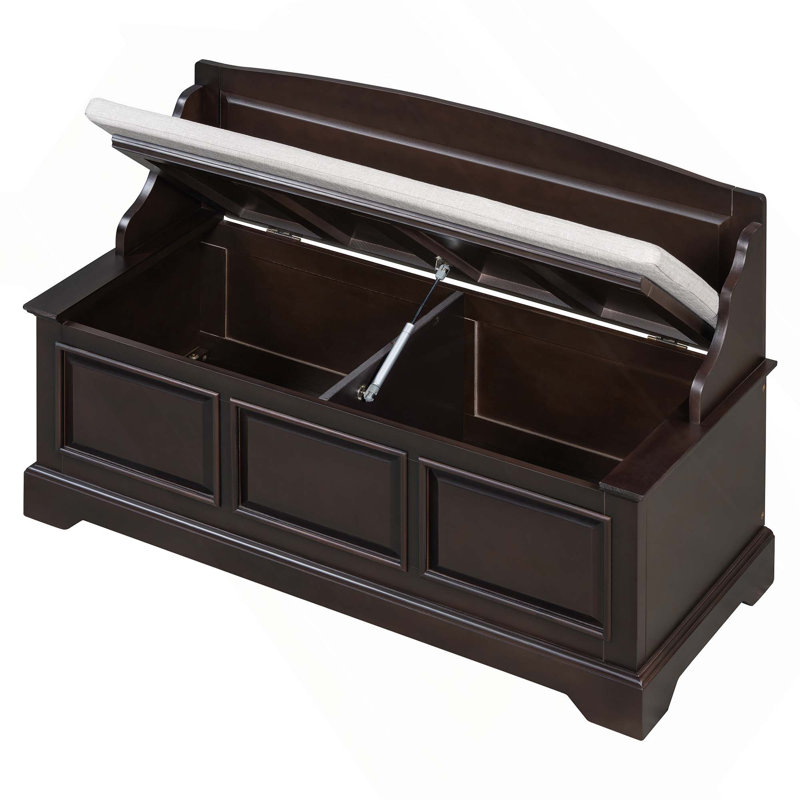 Banc de rangement pour chaussures Retro, Espresso