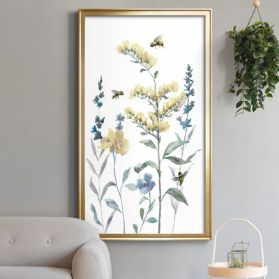 " Bumble Bee Garden II " Painting Print