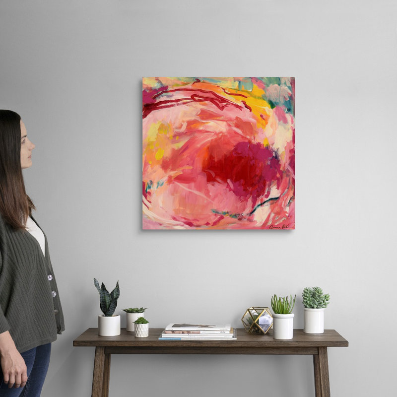 Reproduction d’art sur toile, "Winter berries" par Amira Rahim, H 24 po x l 24 po x P 1,25 po, Toile tendue