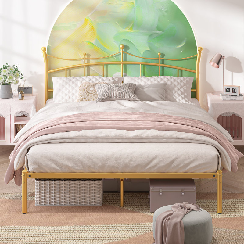 Jayci Metal Open-Frame Bed, Queen