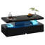 Table basse moderne à haute brillance avec lumière DEL, table de cocktail lumineuse à double couche pour le salon Petit décor à la maison-2109615519-2089158601