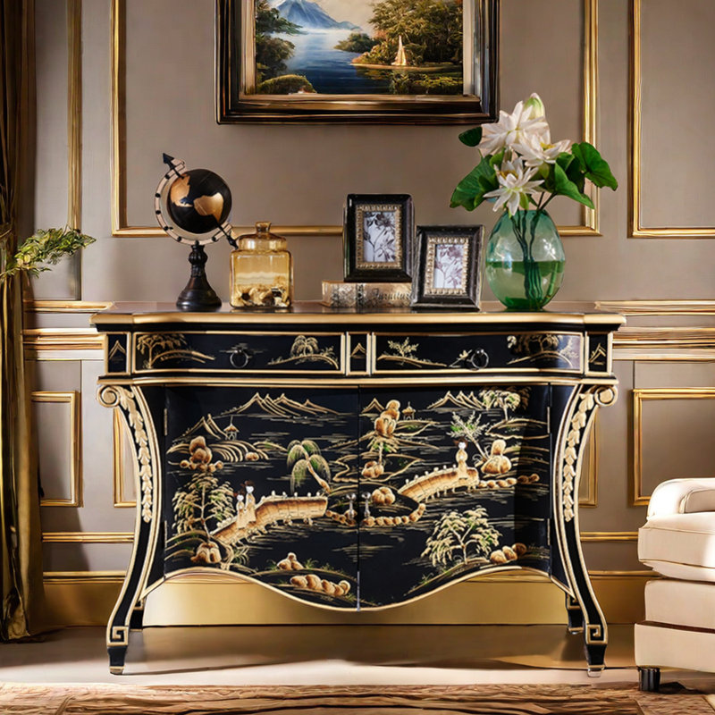 Tanette 51.18 " W Sideboard, Black