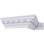 Moulure couronnée Dentil H 2 po x P 2 po x P 2 7/8 po x L 94 1/2 po (répétition 1 1/4 po)
