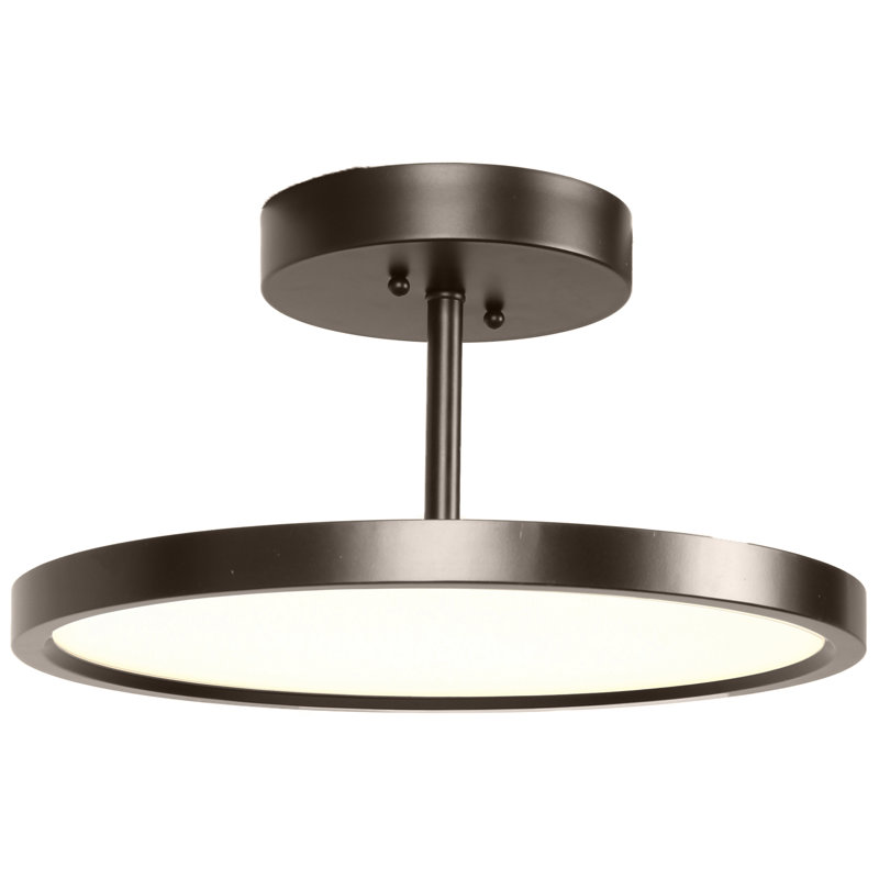Shavonne Acrylic Flush Mount, Oil Rubbed Bronze
