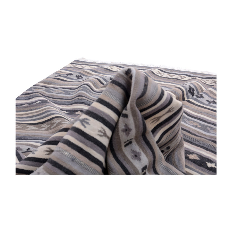 Byron Geometric Hand Woven Area Rug, Rectangle 140 x 200cm
