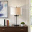 Lampe de table en verre