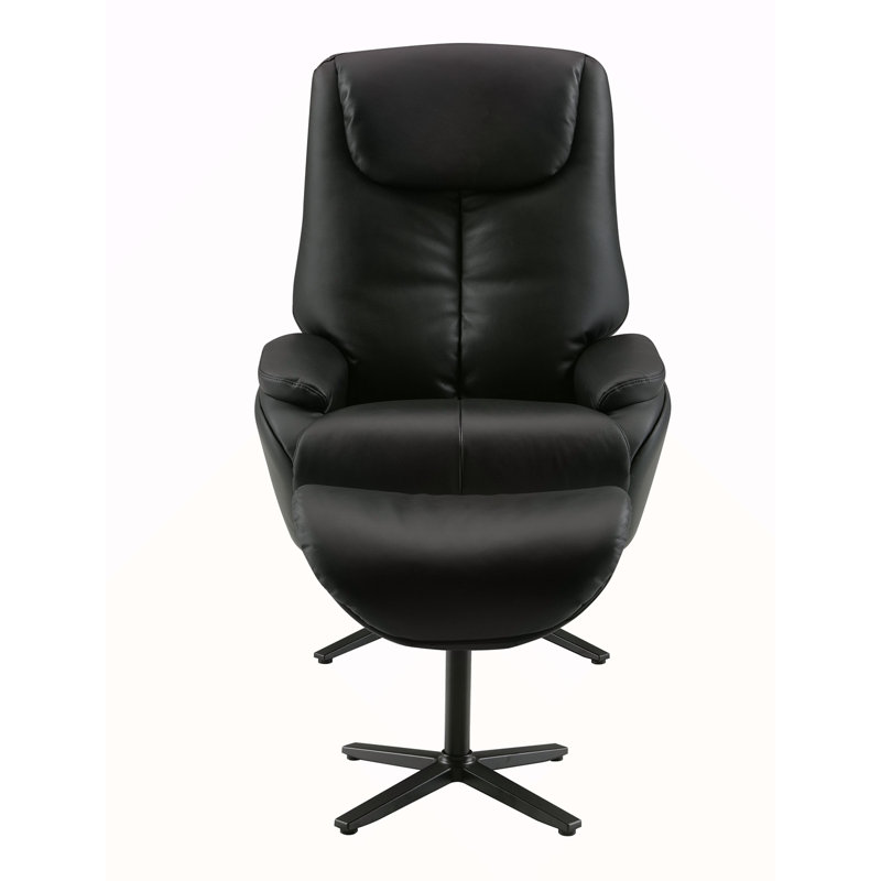 Fauteuil d'appoint pivotant avec repose-pieds Motion