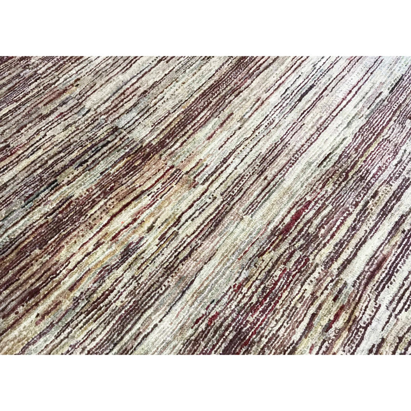 Hand-Knotted High-Quality Beige Area Rug