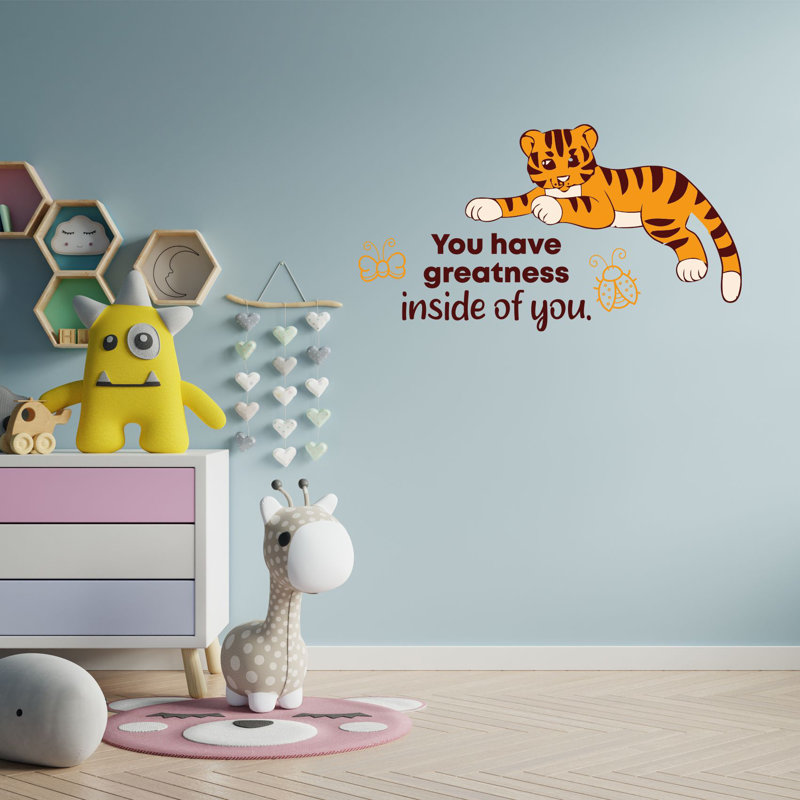 Text & Numbers Wall Decal, 8" H x 10" W x 0.05" D