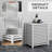 HOMCOM Bamboo Laundry Hamper With Lid-580944806-580944804