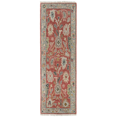 Karina Hand Knotted Wool Floral Area Rug