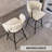 26" Bar Chair Linen Woven Bar Stool Set Of 2 (No Including  Table)-27946987