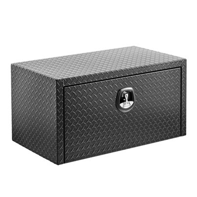 Coffre à outils en aluminium 36 pouces, coffre de remorque imperméable, cadre léger, serrure de sécurité, coffre à outils sous le lit, conception robuste, conception universelle