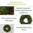 Faux Lighted 24 " Wreath