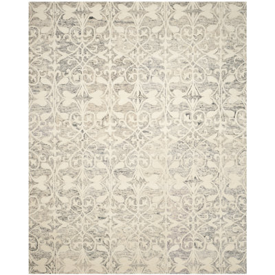 Davvid Hand Tufted Wool Geometric Rug