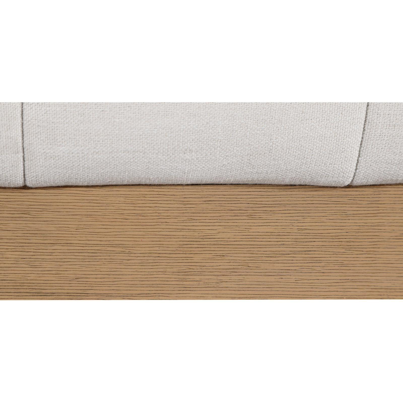 Codyn Upholstered Bed, Cream Linen Textured Fabric, Twin