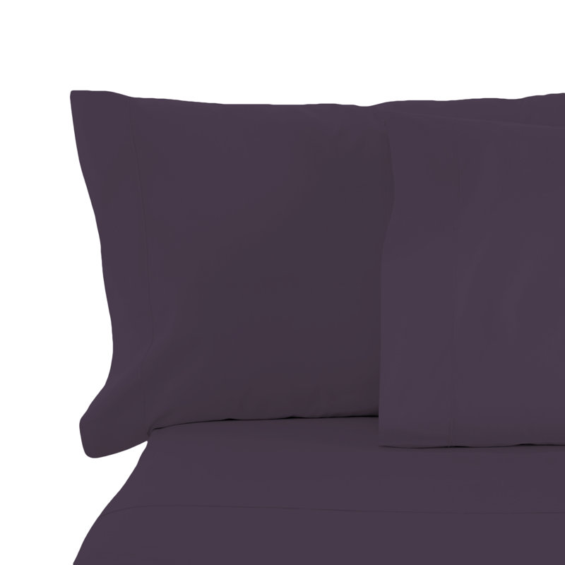 Microfiber Pillowcase - Set of 2, Queen Pillowcase, Eggplant
